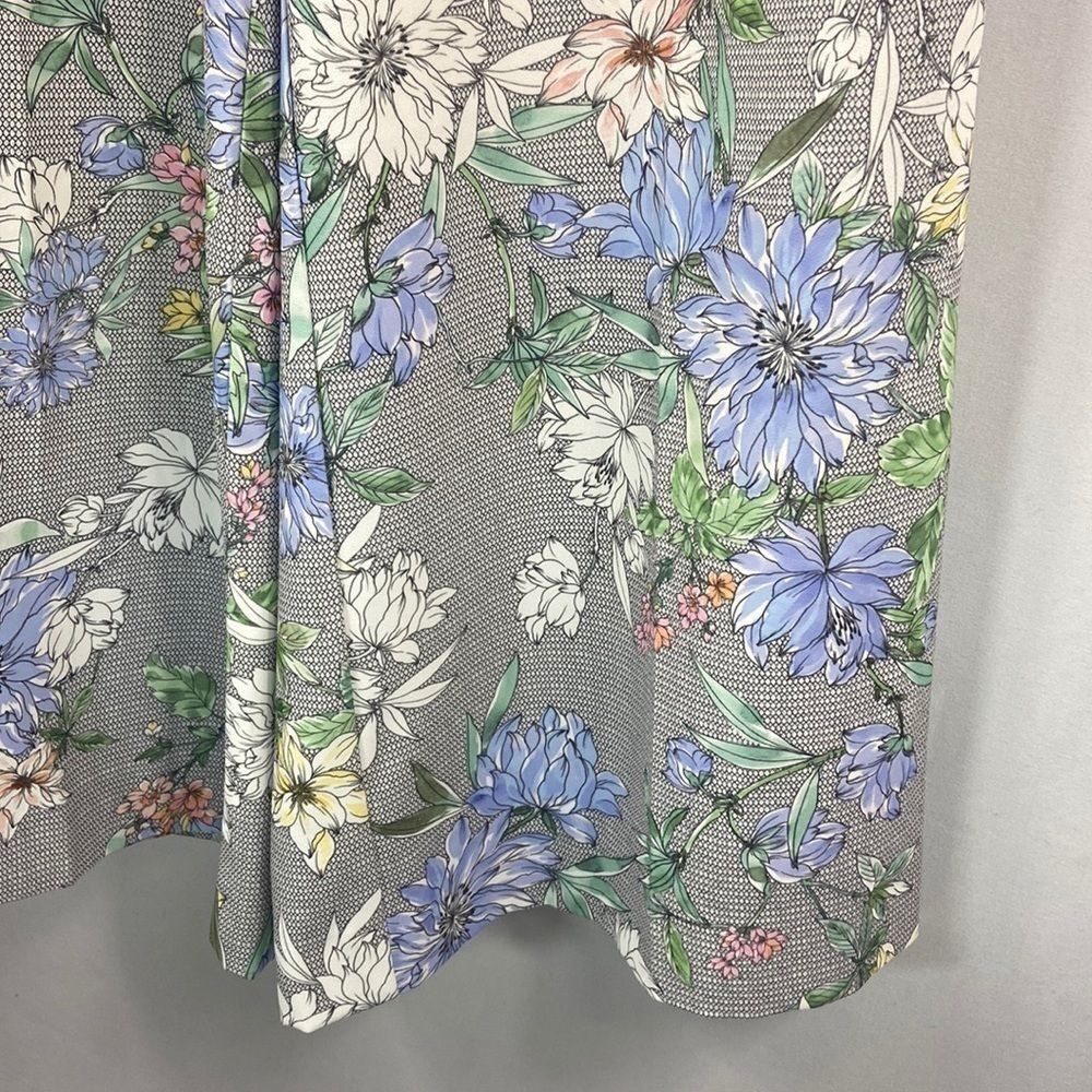 H&M Strapless Floral Wide Leg Cropped Romper - Picture 5 of 8